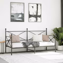 VidaXL 4104666 divano Divano letto Nero