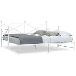 Divano Letto Estraibile senza Materasso 100x200 cm in Acciaio Vidaxl 880977