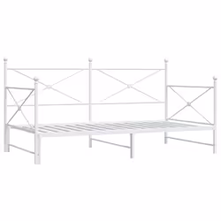 vidaXL Divano Letto Estraibile senza Materasso 107x203 cm in Acciaio - Vista aggiuntiva 2