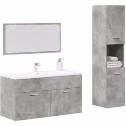 Questo set di mobili da bagno è un ottimo complemento al vostro bagno, che conferirà un aspetto ordinato e sorprendente! Mate ...