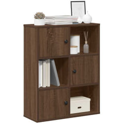 Libreria Rovere Marrone 60x24x76,5 cm in Legno Multistrato Vidaxl 825550