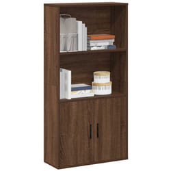 Libreria Rovere Marrone 60x24x120 cm in Legno Multistrato Vidaxl 253169