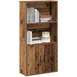 Libreria Legno Vecchio 60x24x120 cm in Legno Multistrato Vidaxl 356708