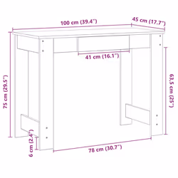VidaXL 860429 scrivania - Vista aggiuntiva 8