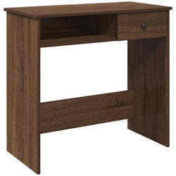 Vidaxl - Scrivania Rovere Marrone 80x40x75 cm in Legno Multistrato