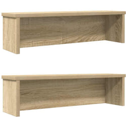 Vidaxl - Scaffali da Cucina Impilabili 2 pz Rovere Sonoma 50x15x16 cm 690871