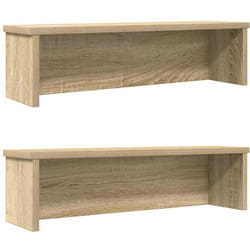 Scaffali da Cucina Impilabili 2 pz Rovere Sonoma 60x15x16 cm Vidaxl 4033
