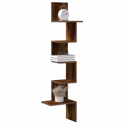VidaXL 860521 scaffale Legno Quercia, Marrone - Vista aggiuntiva 2