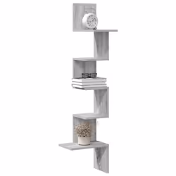VidaXL 860522 scaffale Legno Grigio - Vista aggiuntiva 2