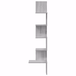 VidaXL 860522 scaffale Legno Grigio - Vista aggiuntiva 4