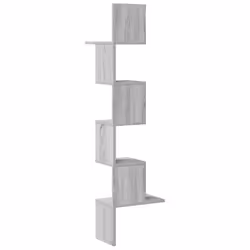 VidaXL 860522 scaffale Legno Grigio - Vista aggiuntiva 6