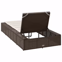 VidaXL 4104203 sedia da esterno Salone Seduta imbottita Poliestere Crema, Bianco - Vista aggiuntiva 8
