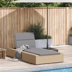 VidaXL 4104205 sedia da esterno Poliestere Grigio chiaro - Vista aggiuntiva 2