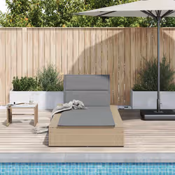 VidaXL 4104205 sedia da esterno Poliestere Grigio chiaro - Vista aggiuntiva 3