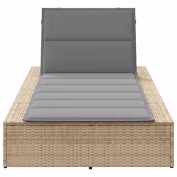 VidaXL 4104205 sedia da esterno Poliestere Grigio chiaro - Vista aggiuntiva 4