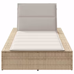 VidaXL 4104206 sedia da esterno Salone Seduta imbottita Poliestere Crema, Bianco - Vista aggiuntiva 4