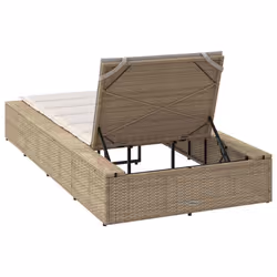 VidaXL 4104206 sedia da esterno Salone Seduta imbottita Poliestere Crema, Bianco - Vista aggiuntiva 8