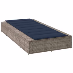 VidaXL 4104209 sedia da esterno Salone Seduta imbottita Poliestere Blu - Vista aggiuntiva 5