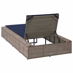 VidaXL 4104209 sedia da esterno Salone Seduta imbottita Poliestere Blu - Vista aggiuntiva 8