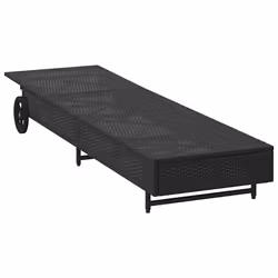 VidaXL 4104033 sedia da esterno Salone Seduta imbottita Rattan sintetico, Acciaio Crema, Bianco - Vista aggiuntiva 5