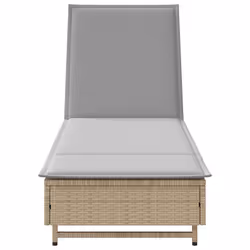 VidaXL 4104035 sedia da esterno Salone Seduta imbottita Rattan sintetico, Acciaio Grigio - Vista aggiuntiva 6
