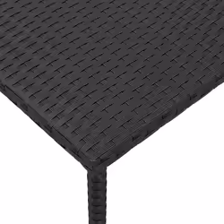 VidaXL 4104055 tavolo da esterno Nero - Vista aggiuntiva 6