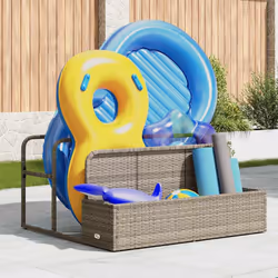 vidaXL Galleggiante a Bordo Piscina Grigio Chiaro 110x100x57 cm - Vista aggiuntiva 3