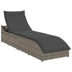 VidaXL 4104222 sedia da esterno Resina, Acciaio Grigio scuro