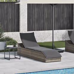 VidaXL 4104222 sedia da esterno Resina, Acciaio Grigio scuro - Vista aggiuntiva 2