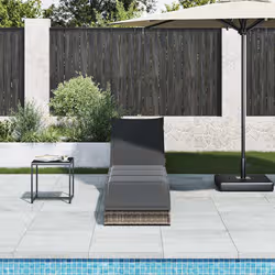 VidaXL 4104222 sedia da esterno Resina, Acciaio Grigio scuro - Vista aggiuntiva 3