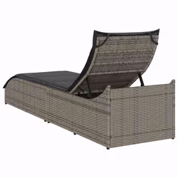 VidaXL 4104222 sedia da esterno Resina, Acciaio Grigio scuro - Vista aggiuntiva 7