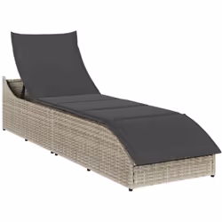 Rilassati e goditi la vita all'aria aperta in questo comodo lettino pieghevole prendisole! Materiale resistente: Il rattan PE ...