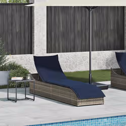VidaXL 4104227 sedia da esterno Resina, Acciaio Blu marino - Vista aggiuntiva 2