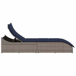 VidaXL 4104227 sedia da esterno Resina, Acciaio Blu marino - Vista aggiuntiva 6