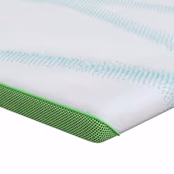 vidaXL Guanciali per materassi Bianco e Verde 100 x 200 cm - Vista aggiuntiva 2