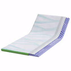vidaXL Guanciali per materassi Bianco e Verde 100 x 200 cm - Vista aggiuntiva 3