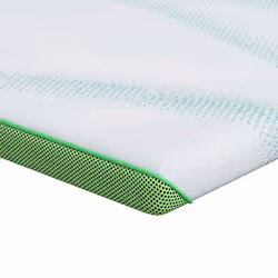 vidaXL Guanciali per materassi Bianco e Verde 160 x 200 cm - Vista aggiuntiva 2