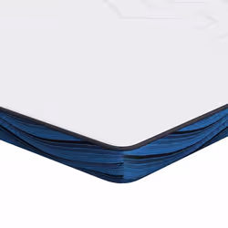 vidaXL Guanciali per materassi Bianco e blu 200 x 200 cm - Vista aggiuntiva 2