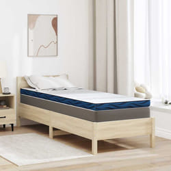 vidaXL Guanciali per materassi Bianco e blu 80 x 200 cm