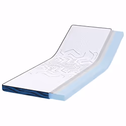 vidaXL Guanciali per materassi Bianco e blu 80 x 200 cm - Vista aggiuntiva 3