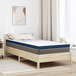 vidaXL Guanciali per materassi Bianco e blu 90 x 190 cm