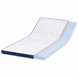 vidaXL Guanciali per materassi Bianco e blu 120 x 200 cm - Vista aggiuntiva 3