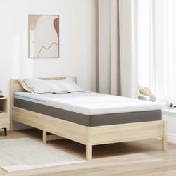 vidaXL Guanciale Bianco 120 x 200 cm Schiuma Memory in Gel