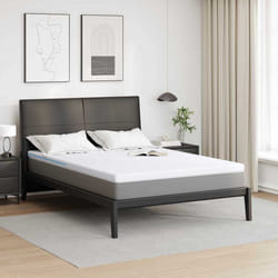 vidaXL Guanciale Bianco 140 x 200 cm Schiuma Memory in Gel