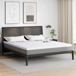vidaXL Guanciale Bianco 200 x 200 cm Schiuma Memory in Gel