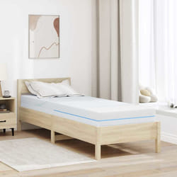 vidaXL Materasso Bianco 80 x 200 cm Schiuma