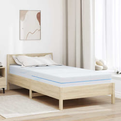 vidaXL Materasso Bianco 90 x 200 cm Schiuma