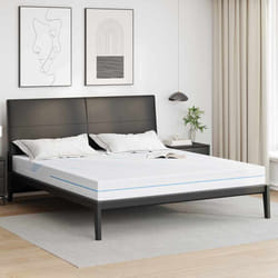vidaXL Materasso Bianco 200 x 200 cm Schiuma