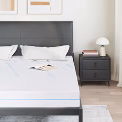 vidaXL Materasso Bianco 200 x 200 cm Schiuma - Vista aggiuntiva 3