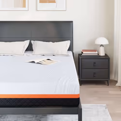 vidaXL Materasso Bianco e Grigio 140 x 200 cm Schiuma Memory - Vista aggiuntiva 3